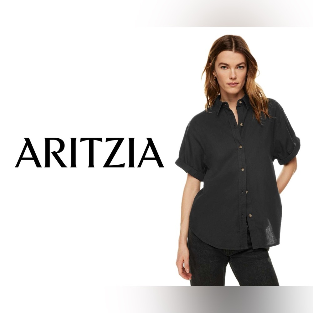 Denim Forum The Jane Shirt in Brown Size XS